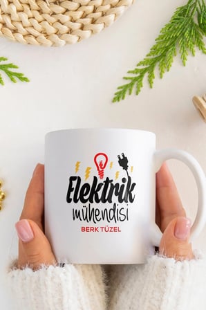 Alya Gift Shop Kişiye Özel Elektrik Mühendisi Kupa Bardak