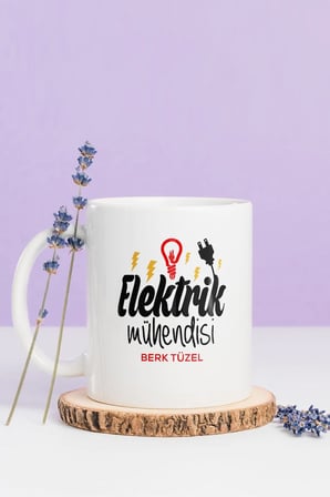 Alya Gift Shop Kişiye Özel Elektrik Mühendisi Kupa Bardak