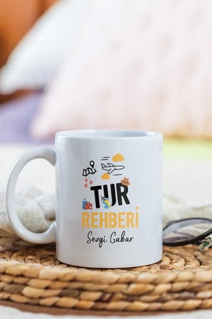 Alya Gift Shop Kişiye Özel Tur Rehberi Kupa Bardak