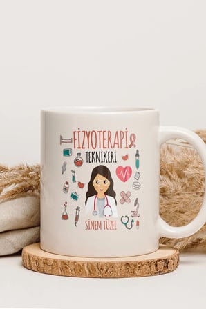 Alya Gift Shop Kişiye Özel Fizyoterapi Teknikeri Kupa Bardak