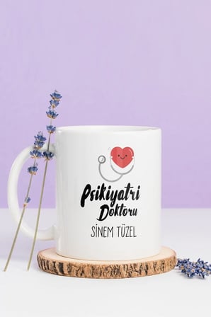 Alya Gift Shop Kişiye Özel Psikiyatri Doktoru Kupa Bardak
