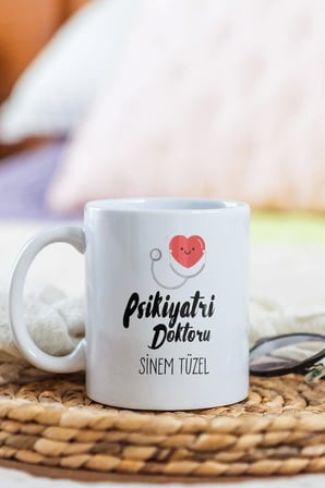 Alya Gift Shop Kişiye Özel Psikiyatri Doktoru Kupa Bardak