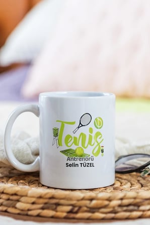 Alya Gift Shop Kişiye Özel Tenis Antrenörü Kupa Bardak