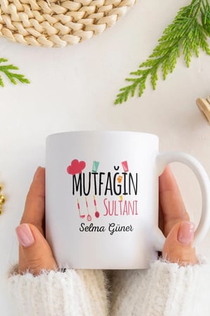 Alya Gift Shop Kişiye Özel Mutfağın Sultanı Kupa Bardak