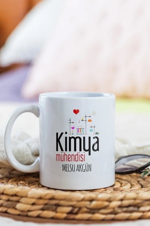 Alya Gift Shop Kişiye Özel Kimya Mühendisi Kupa Bardak