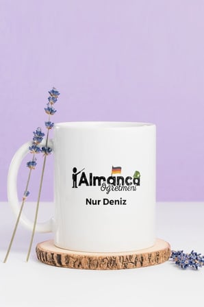 Alya Gift Shop Kişiye Özel Almanca Öğretmeni Kupa Bardak