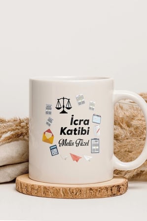 Alya Gift Shop Kişiye Özel İcra Katibi Kupa Bardak