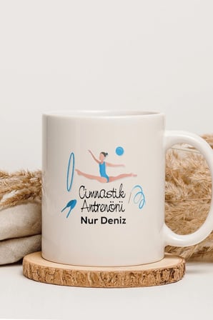 Alya Gift Shop Kişiye Özel Cimnastik Antrenörü Kupa Bardak