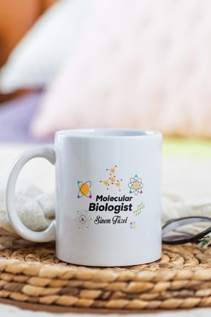 Alya Gift Shop Kişiye Özel Molecular Biologist Kupa Bardak