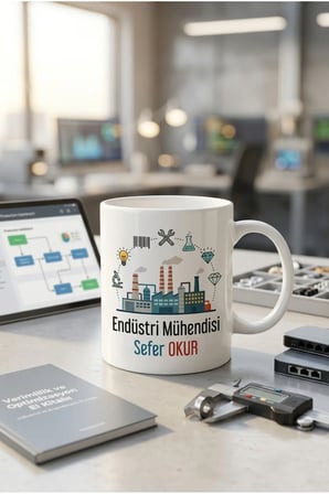Alya Gift Shop Kişiye Özel Endüstri Mühendisi Kupa Bardak