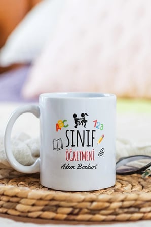 Alya Gift Shop Kişiye Özel Sınıf Öğretmeni Kupa Bardak