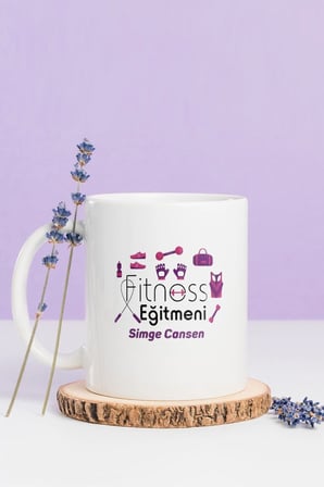 Alya Gift Shop Kişiye Özel Fitness Eğitmeni Kupa Bardak