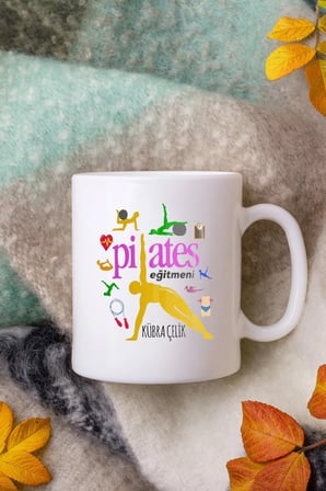 Alya Gift Shop Kişiye Özel Pilates Eğitmeni Kupa Bardak