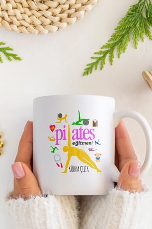 Alya Gift Shop Kişiye Özel Pilates Eğitmeni Kupa Bardak