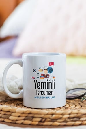 Alya Gift Shop Kişiye Özel Yeminli Tercüman Kupa Bardak