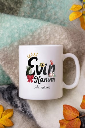 Alya Gift Shop Kişiye Özel Evin Hanımı Kupa Bardak