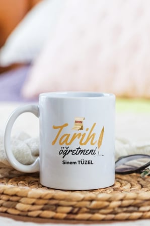 Alya Gift Shop Kişiye Özel Tarih Öğretmeni Kupa Bardak