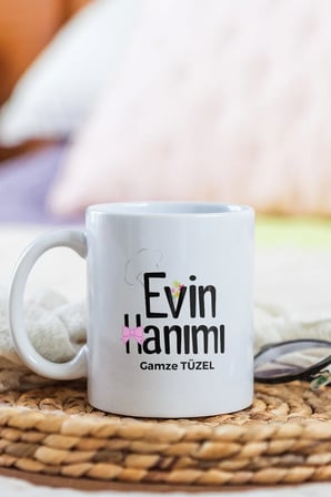 Alya Gift Shop Kişiye Özel Evin Hanımı Kupa Bardak