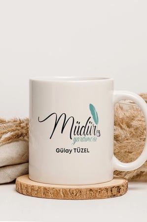 Alya Gift Shop Kişiye Özel Müdür Yardımcısı Kupa Bardak