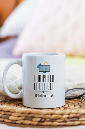 Alya Gift Shop Kişiye Özel Computer Engineer Kupa Bardak