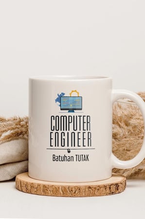 Alya Gift Shop Kişiye Özel Computer Engineer Kupa Bardak