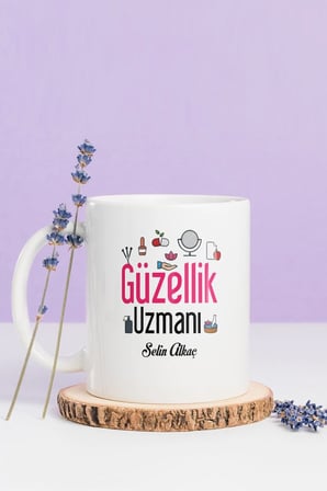 Alya Gift Shop Kişiye Özel Güzellik Uzmanı Kupa Bardak