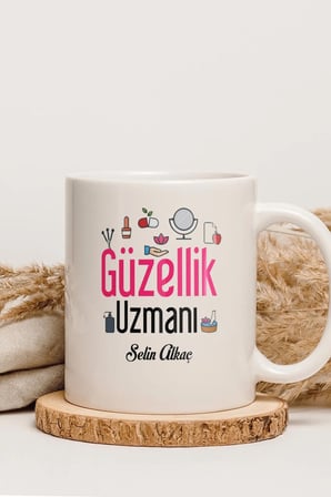 Alya Gift Shop Kişiye Özel Güzellik Uzmanı Kupa Bardak