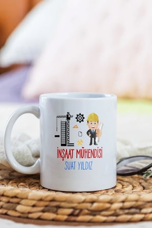 Alya Gift Shop Kişiye Özel İnşaat Memuru Kupa Bardak
