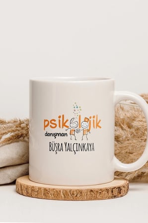 Alya Gift Shop Kişiye Özel Psikolojik Danışman Kupa Bardak