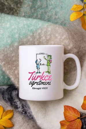 Alya Gift Shop Kişiye Özel Türkçe Öğretmeni Kupa Bardak