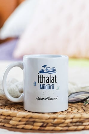 Alya Gift Shop Kişiye Özel İthalat Müdürü Kupa Bardak