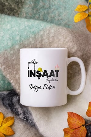 Alya Gift Shop Kişiye Özel İnşaat Mühendisi Kupa Bardak