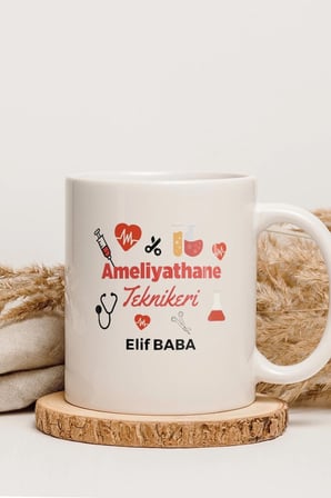 Alya Gift Shop Kişiye Özel Ameliyathane Teknikeri Kupa Bardak