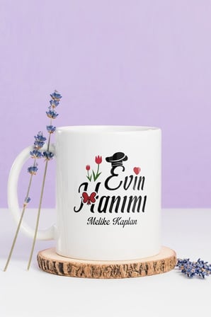 Alya Gift Shop Kişiye Özel Evin Hanımı Kupa Bardak