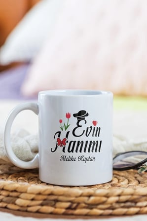 Alya Gift Shop Kişiye Özel Evin Hanımı Kupa Bardak