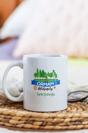 Alya Gift Shop Kişiye Özel Orman Mühendisliği Kupa Bardak