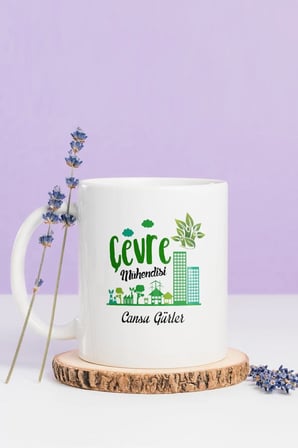 Alya Gift Shop Kişiye Özel Çevre Mühendisi Kupa Bardak