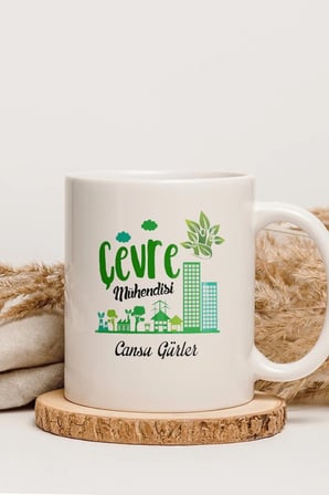 Alya Gift Shop Kişiye Özel Çevre Mühendisi Kupa Bardak
