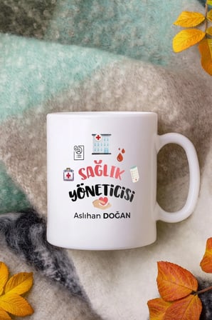 Alya Gift Shop Kişiye Özel Sağlık Yöneticisi Kupa Bardak