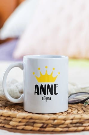 Alya Gift Shop Kişiye Özel Anne Kupa Bardak