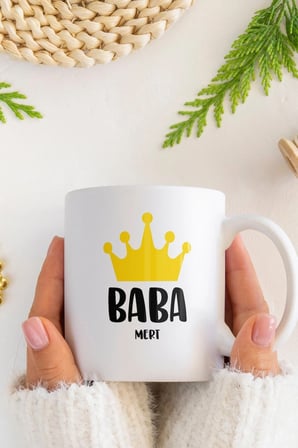 Alya Gift Shop Kişiye Özel Baba Kupa Bardak