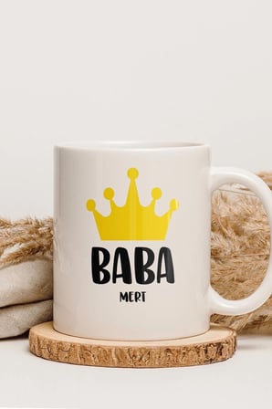 Alya Gift Shop Kişiye Özel Baba Kupa Bardak