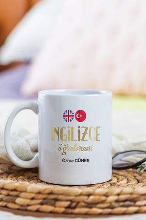 Alya Gift Shop Kişiye Özel İngilizce Öğretmeni Kupa Bardak