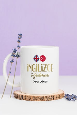 Alya Gift Shop Kişiye Özel İngilizce Öğretmeni Kupa Bardak