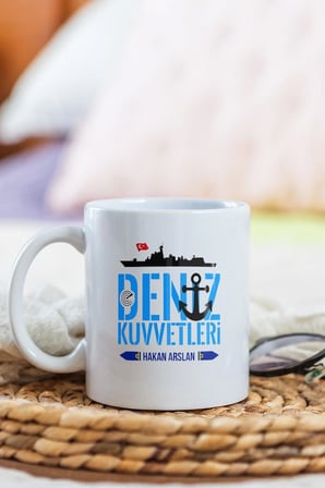 Alya Gift Shop Kişiye Özel Deniz Kuvvetleri Kupa Bardak
