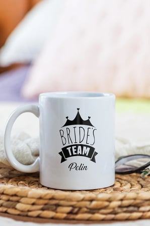 Alya Gift Shop Kişiye Özel Bride's Team Kupa Bardak