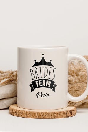 Alya Gift Shop Kişiye Özel Bride's Team Kupa Bardak