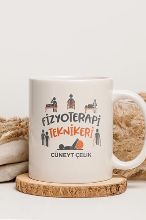 Alya Gift Shop Kişiye Özel Fizyoterapi Teknikeri Kupa Bardak
