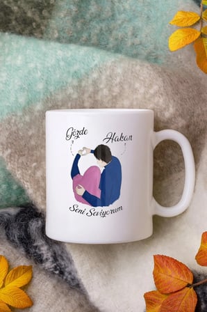 Alya Gift Shop Kişiye Özel Seni Seviyorum Kupa Bardak