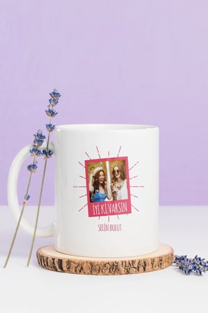 Alya Gift Shop Kişiye Özel İyi Ki Varsın Kupa Bardak